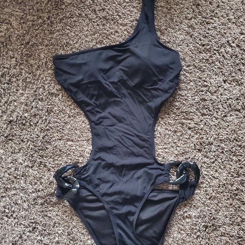 Victoria Secret one shoulder cut out one piece swimsuit